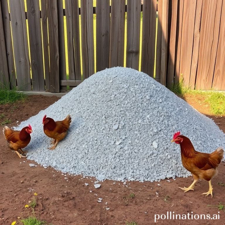 how to make wood ash for chickens